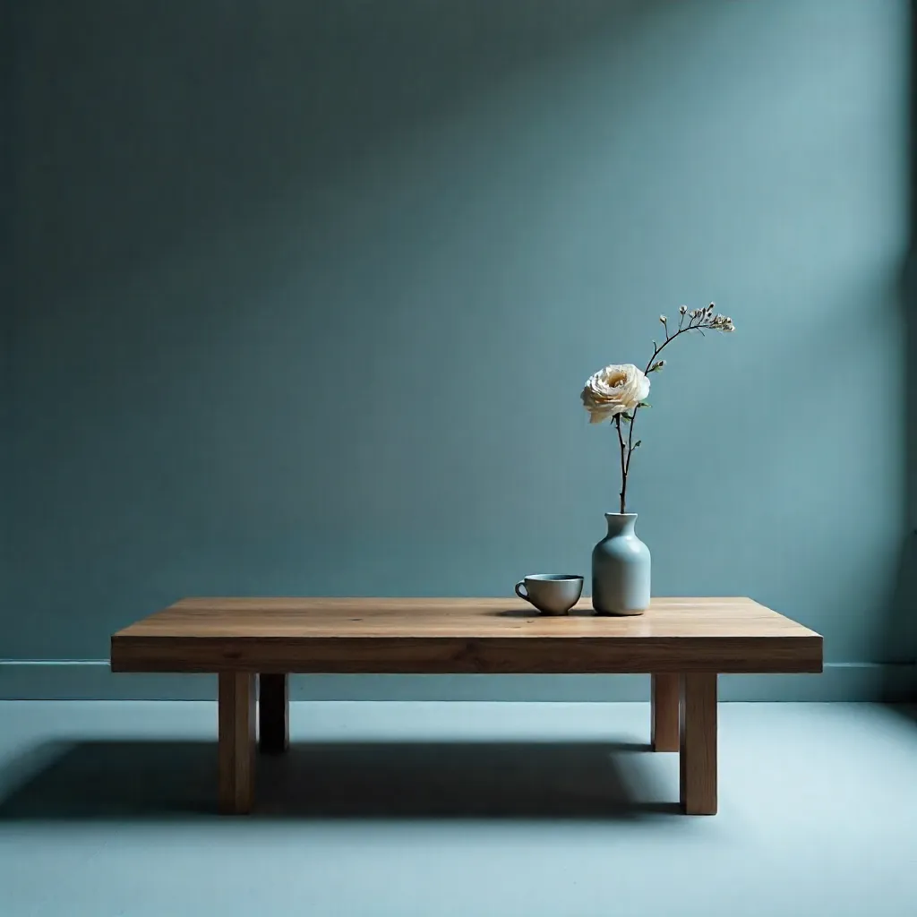 Wooden furniture piece showcasing natural grain